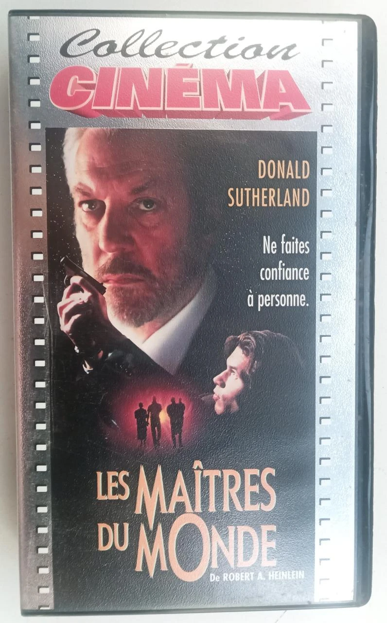 VHS Les Maîtres du monde – Donald Sutherland – cassette vidéo vintage